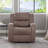 Modern Soft And Faux Leather Manual Recliner Chair