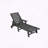 3-Piece HDPE Chaise Lounge Set with Wheels and Cup Holder-2135024433
