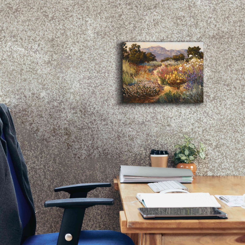 Spring Trails - peinture sur toile tendue, H 12 po x l 16 po x P 0,75 po