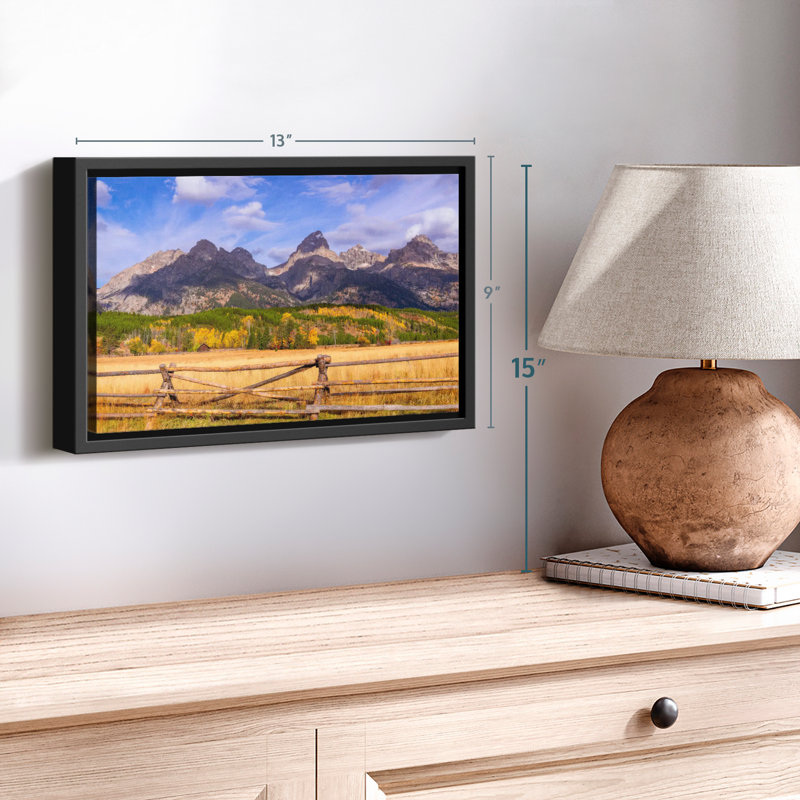 Impression sur toile Grand Teton, H 9 po x l 13 po