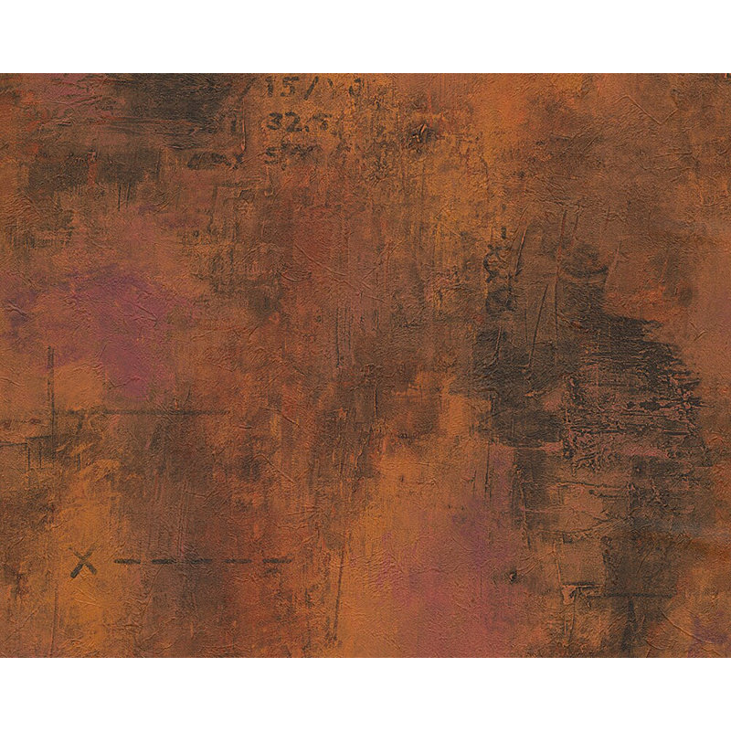 Rouleau de papier peint 33 pi x 21 po DecoW World, Brun foncé naturel