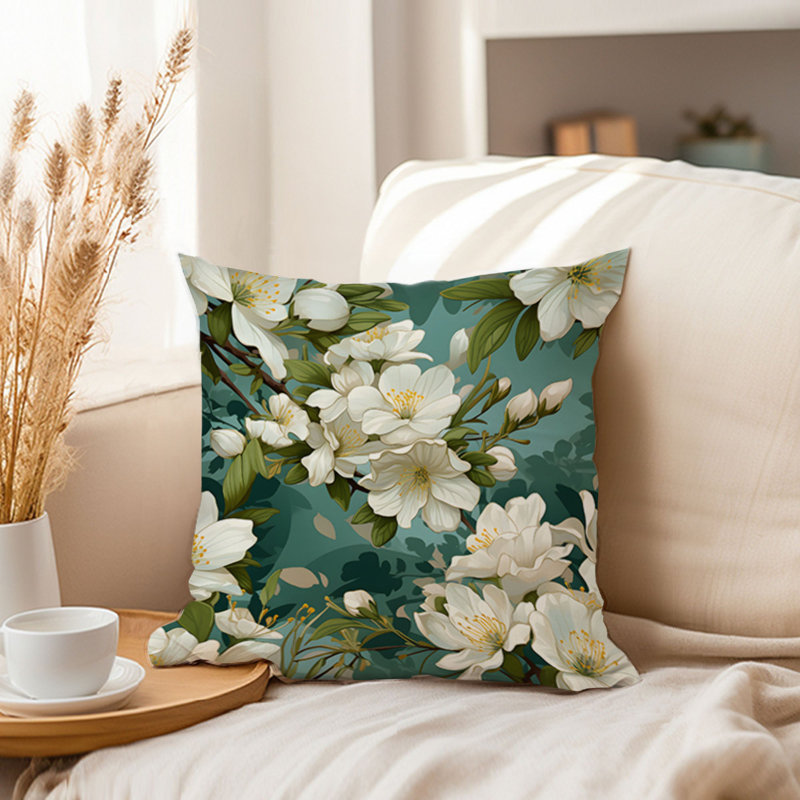 Floral Jasmine Flowers IV Modern, 20"H x 20"W