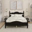 Base de lit plateforme en bois, lit plateforme de style rétro avec support en lattes de bois-1397802132-1397802218