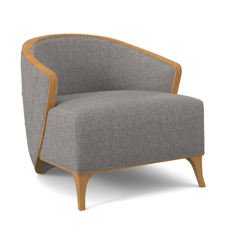 Fauteuil demi-tonneau l 30 po Peregrine, Ambre, Kinsley Sky