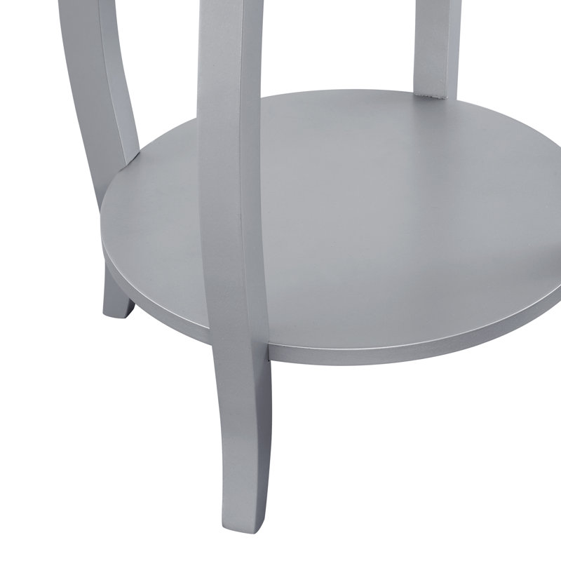 Everill End Table, Silver
