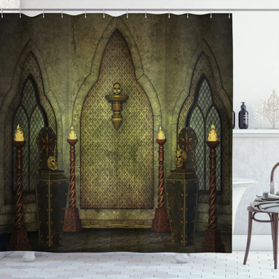 Shower Curtain with Hooks Included
