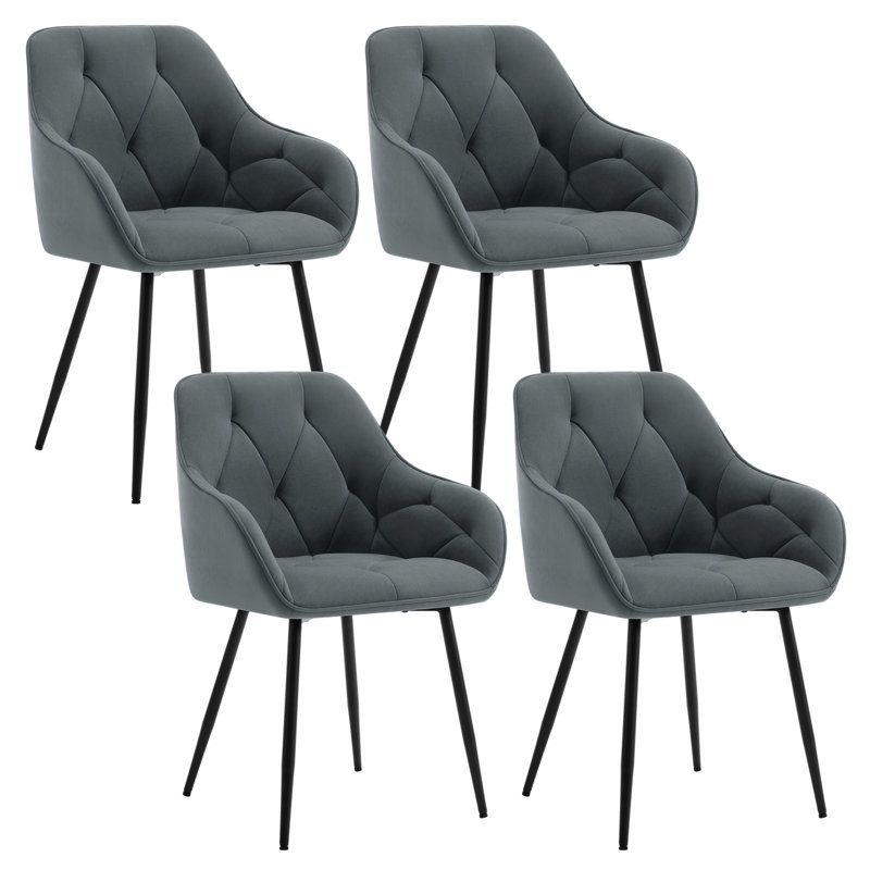Bharmal 50.5cm H Velvet Upholstered Armchair