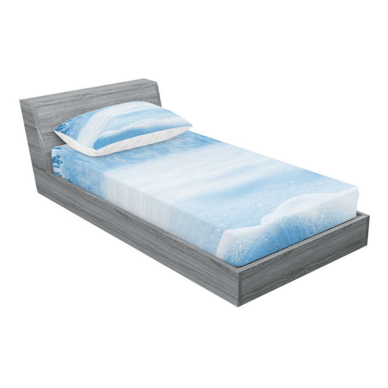 Microfiber Sheet Set, Twin Sheet Set + Fitted Sheet + 1 Pillowcase