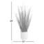 Herbe artificielle en pot 21,75 po