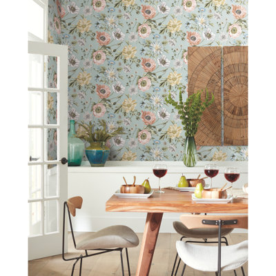 Peel & Stick Floral Roll
