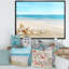 Paysage avec coquillages sur une plage tropicale - photographie sur toile-67465932-67465927