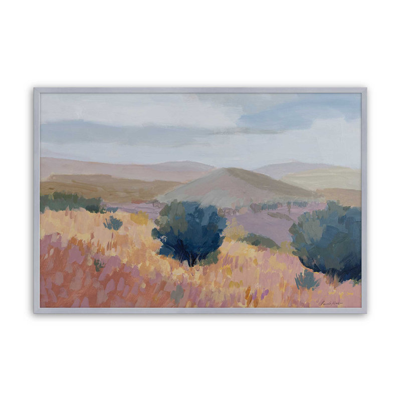 «Southridge» par Pamela Munger, reproduction d'art, H 24 po x l 32 po, Argent argent