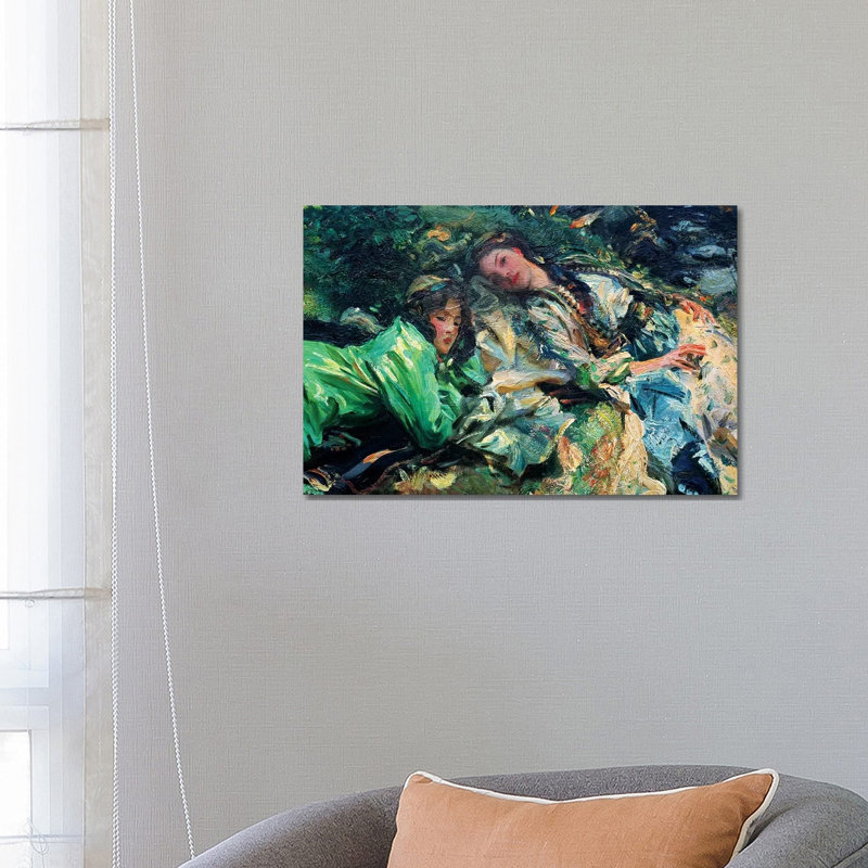 The Brook by John Singer Sargent - Wrapped Canvas Gallery-Wrapped Canvas Giclée, 66.04 cm H x 45.72 cm W x 1.91 cm D