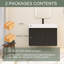 36 Inch Freestanding Bathroom Vanity with Resin Sink, Soft-Close Doors, Dark Oak-2136711169-2136711181