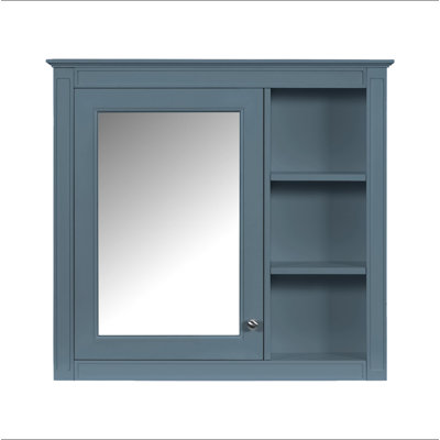 30'' X 28'' Medicine Cabinet, Wall Mounted Bathroom Storage Cabinet, Modern Bathroom Wall Cabinet With Mirror,Medicine Cabinet, Mirror Cabinet With 3 Open Shelves (Not Include Bathroom Vanity )