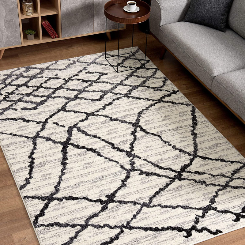 Tapis gris Petrey, Rectangle 4 pi x 6 pi