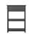 24" Tall End Table With Drawer and Shelves, Narrow Side Table for Small Space-725190309