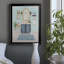 «Blue Bath II», peinture sur toile encadrée-534851858-534851859
