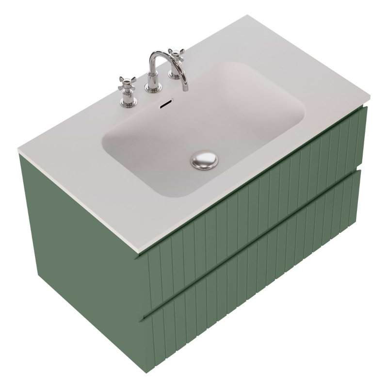 Prima Single Vanity, Forest Green, 36"