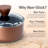 NutriChef 1 Quarts Non-Stick Aluminum Stock Pot