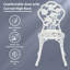 Ensemble bistro en aluminium 24 po Leacross-1196970022