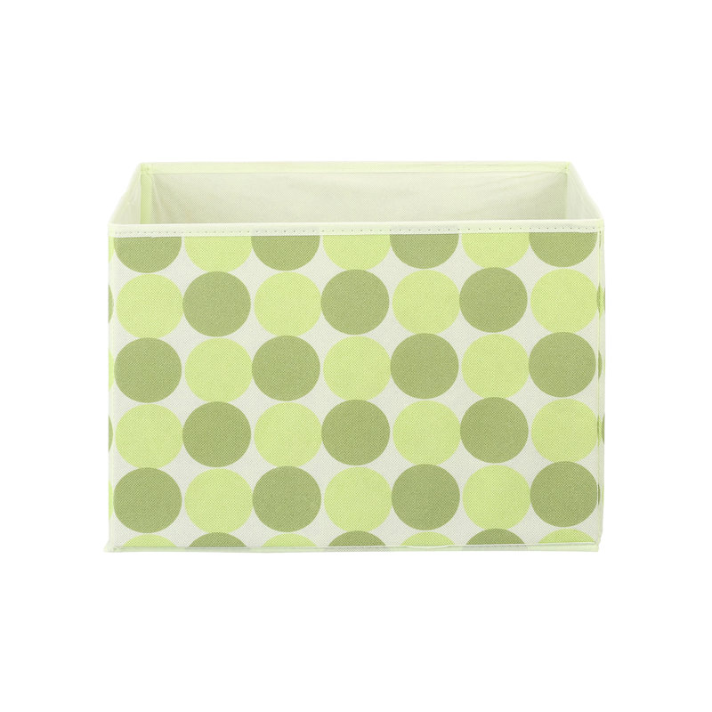 Rebrilliant Fabric Decorative Bin, Green