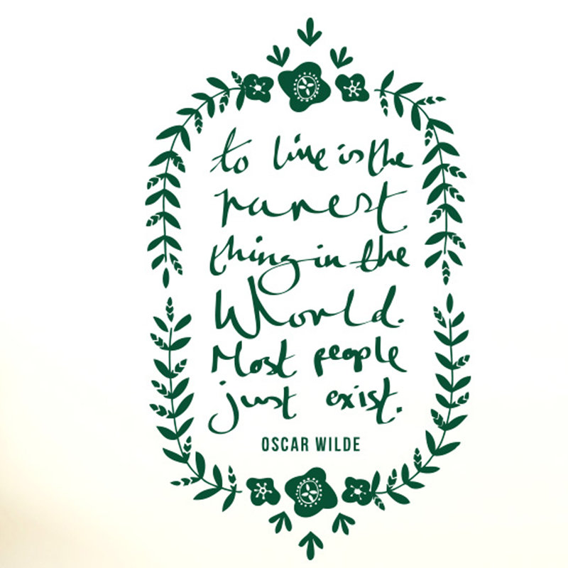 Wall Decal, Dark Green