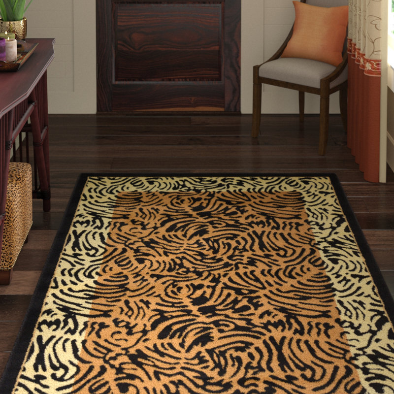 Tapis brun Testerman, Rectangle 7 pi 1 po x 10 pi