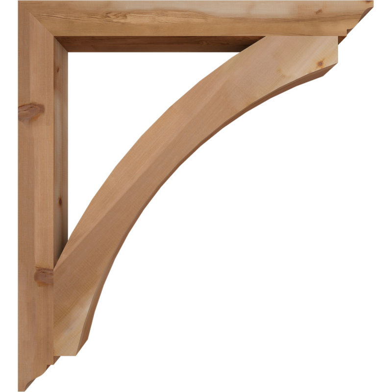 Thorton Traditional Bracket, 44"H x 3.5"W x 40"D, Western Red Cedar (Smooth)
