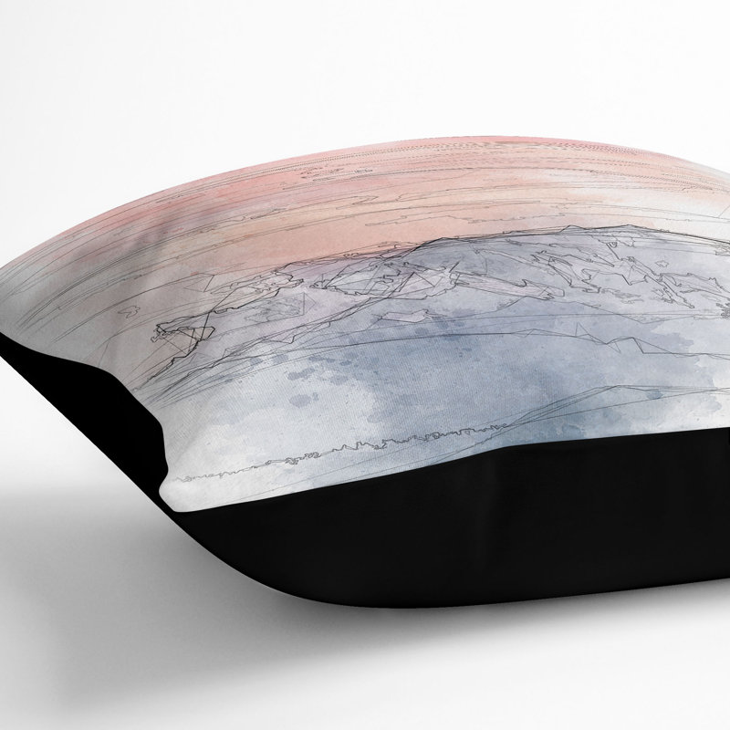 Square Cushion, 55cm H x 55cm W x 20cm D, Black