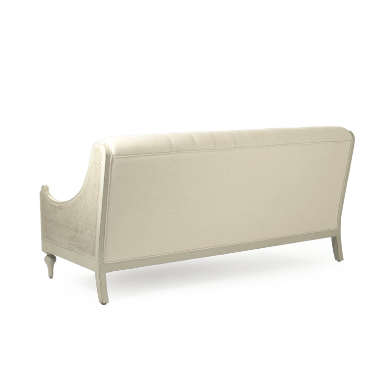 Upholstered Bench, White