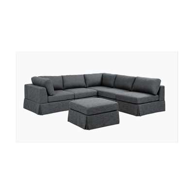 6 - Piece Upholstered Sectional