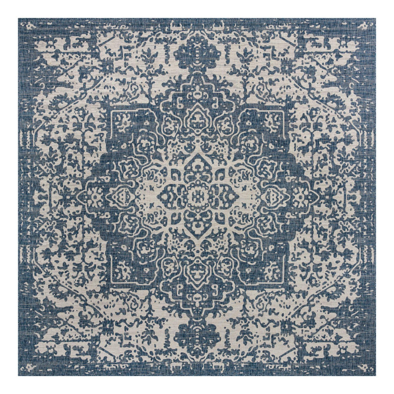 Jill Zarin Dubai Indoor/Outdoor Rug, Square 13'1"