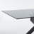 Tewksbury Glass Top Metal Base Dining Table-2025600411-2025600413