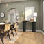 Console ovale en bois Cole and Grey