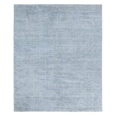 Jaipur Living Dilwyn  Handwoven Solid Blue Area Rug (9'6inX13'6in)