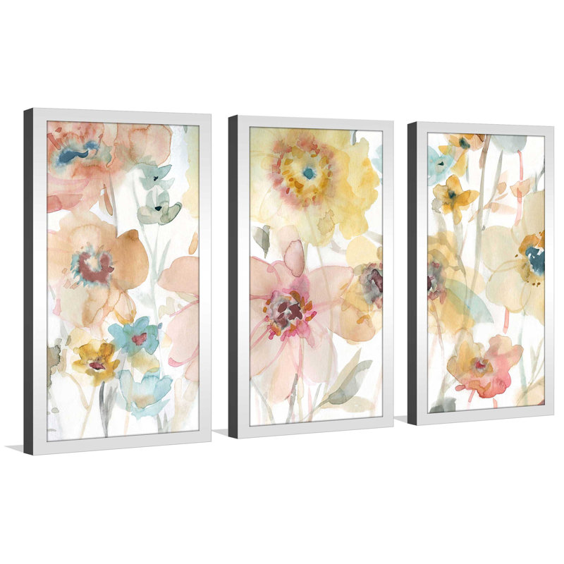 «Soft Spring II» par Carol Robinson - cadre photo imprimé multi-pièces, L 40,5 po x H 25,5 po x P 1 po