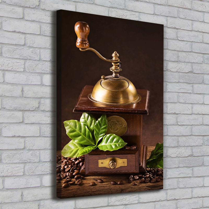 Coffee Grinder - Wrapped Canvas Print