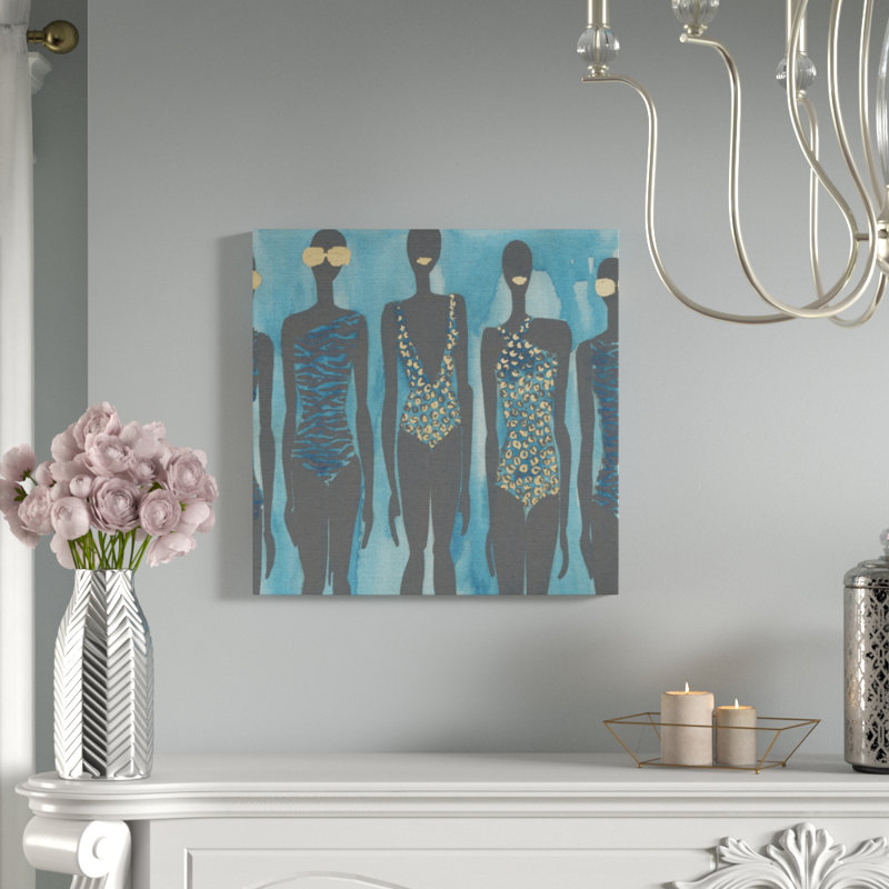 «Bikini Class II», reproduction d'art sur toile encadrée, H 40 po x l 40 po x P 1,5 po