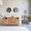 Coline 145cm Double Bathroom Vanity Base Only in Brown