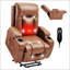Infinite Position Power Lift Recliner Chair with 8-Point Vibration Massage, Lumbar Heating, and USB Charging for Elderly-1849063272