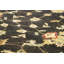 Hand-Knotted High-Quality Black and Cream Area Rug