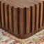 Table basse carrée moderne 35,43 pouces Handcraft