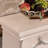 Beige Solid Wood Electric Fireplace-1793320171