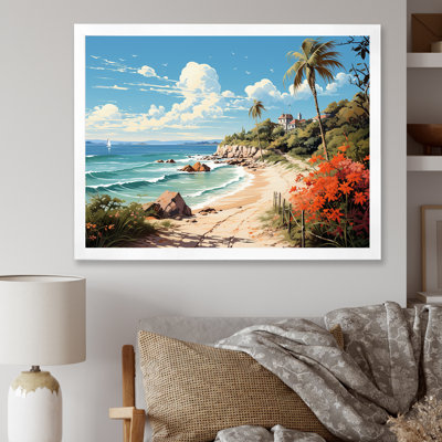 Impression sur toile Turquoise Seaside Trek III