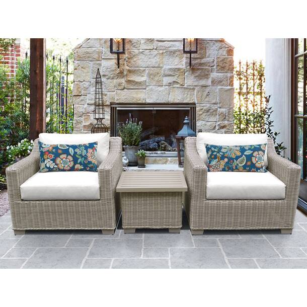 Beachcrest Home Baidy 70'' All Weather Wicker Loveseat - Wayfair Canada