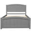 Lit plateforme simple avec tête de lit Falmouth-279690690