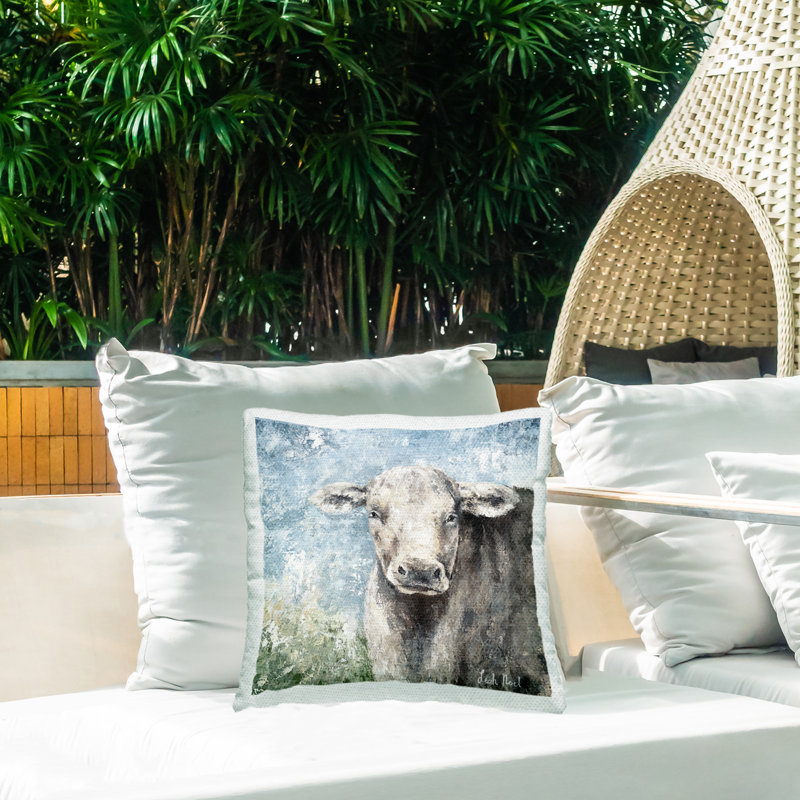 Abstract Outdoor Throw Pillow