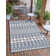 Blue Traliccio Indoor/Outdoor Trellis Rug