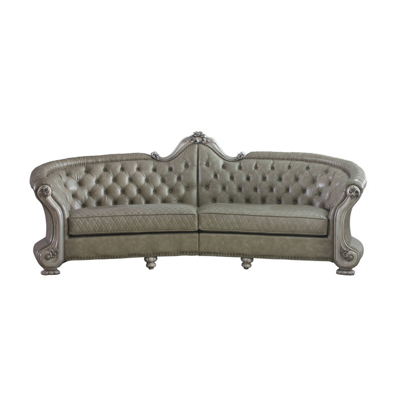 Abud-Aleem 113.5'' Faux Leather Sofa